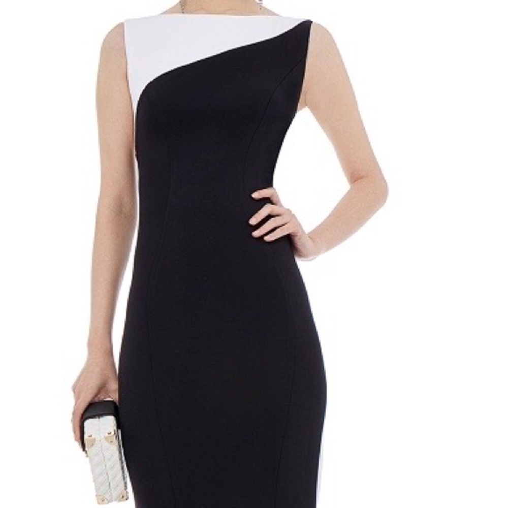 Zac Posen Black/White Gown NWT